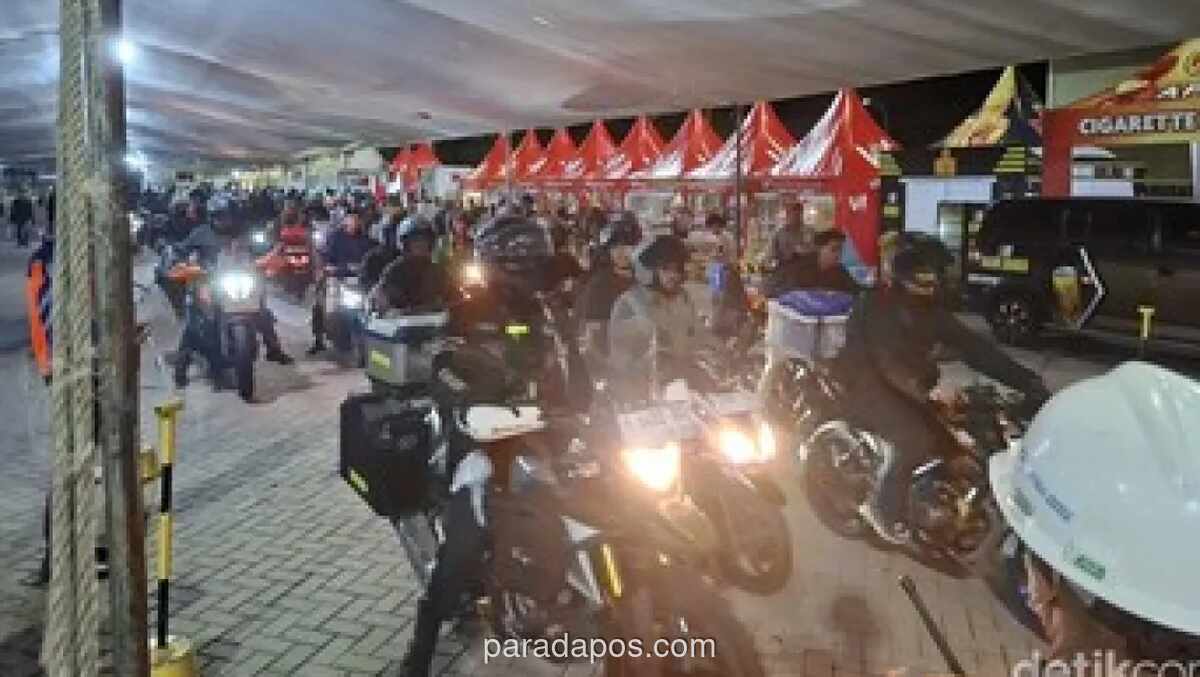 Puncak Arus Mudik Motor di Pelabuhan Ciwandan Justru Terjadi pada Malam Hari