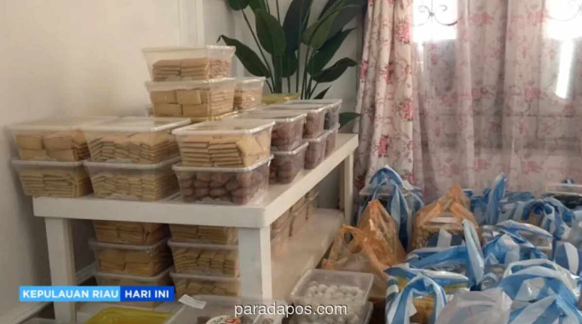 Permintaan Kue Lebaran Melonjak, Usaha Rumahan di Lingga Produksi 500 Kg