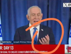 Spekulasi Muncul Usai Pidato Netanyahu Tampilkan Anomali Visual Diduga Buatan AI