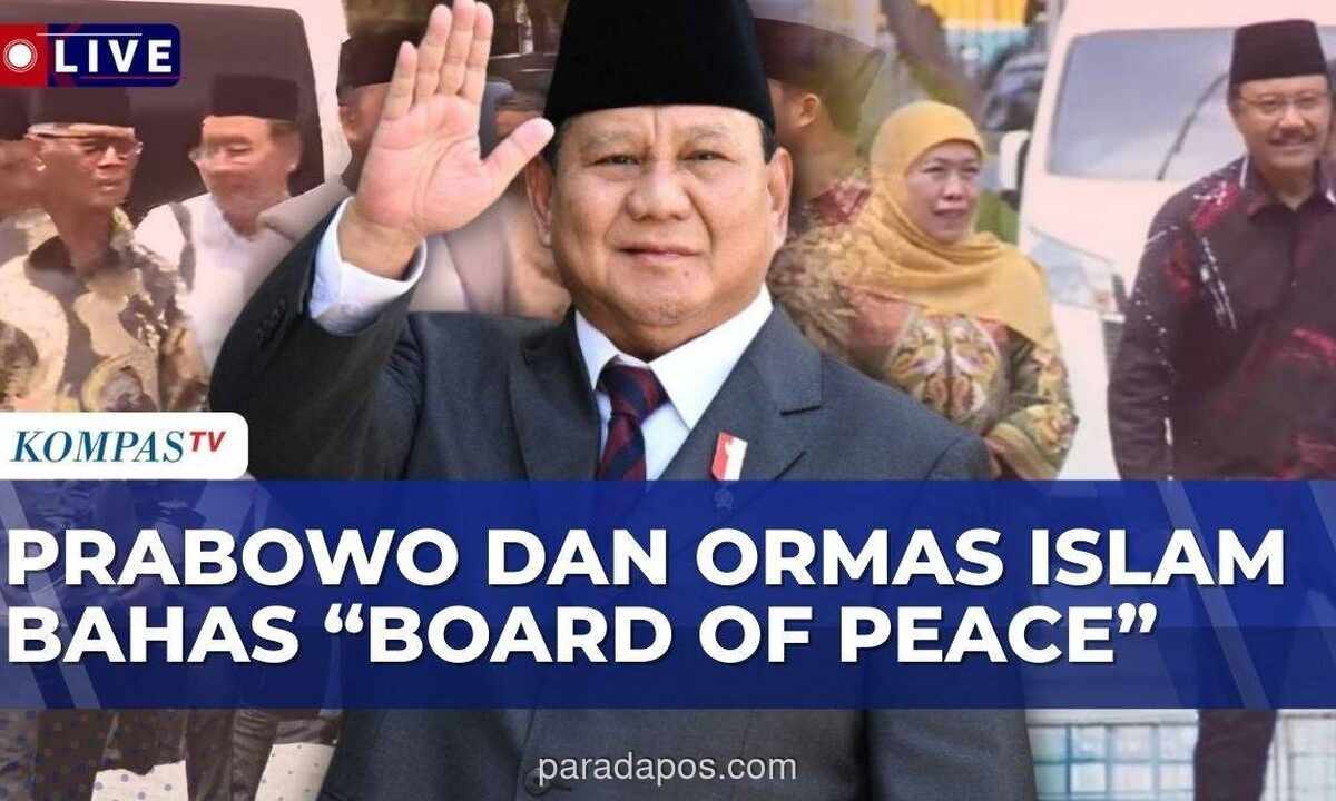 Prabowo Gelar Pertemuan dengan Ormas Islam Bahas Peran Indonesia di Dewan Perdamaian Gaza