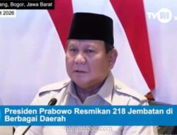 Presiden Prabowo Resmikan 218 Jembatan Baru untuk Daerah Bencana dan Terpencil