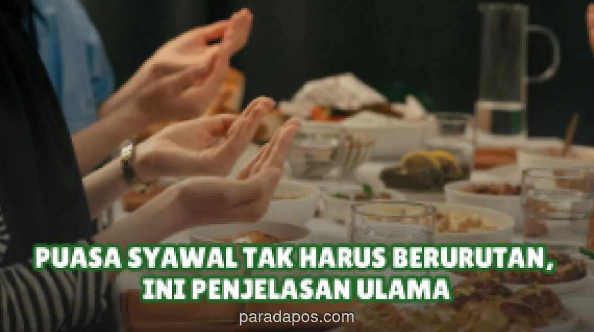 Ulama Sepakat: Puasa Syawal Tak Harus Berturut-turut