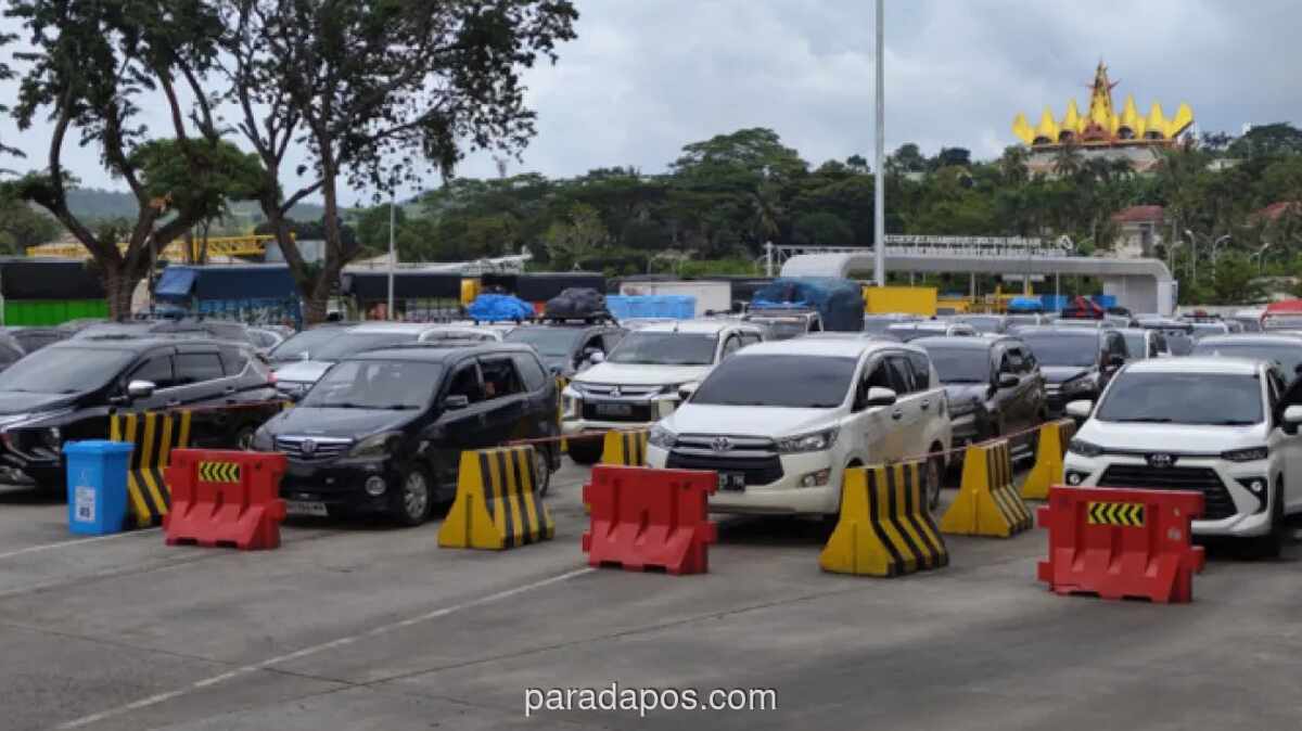Arus Mudik Lebaran 2026 Memuncak di Bakauheni, Antrean Kendaraan Membeludak