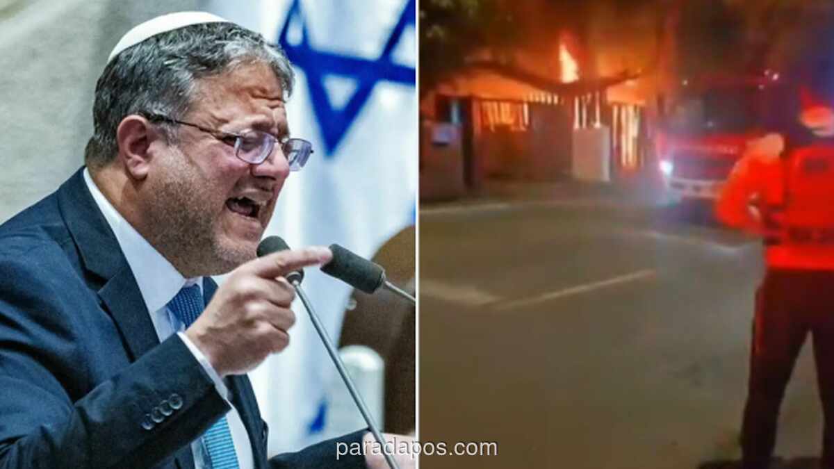 Video Kebakaran Diklaim Rumah Menteri Israel, Otoritas Belum Konfirmasi