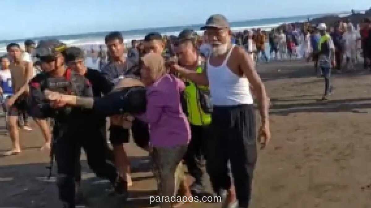 PNS Bogor Tewas Tenggelam Saat Selamatkan Anak di Pantai Tasikmalaya