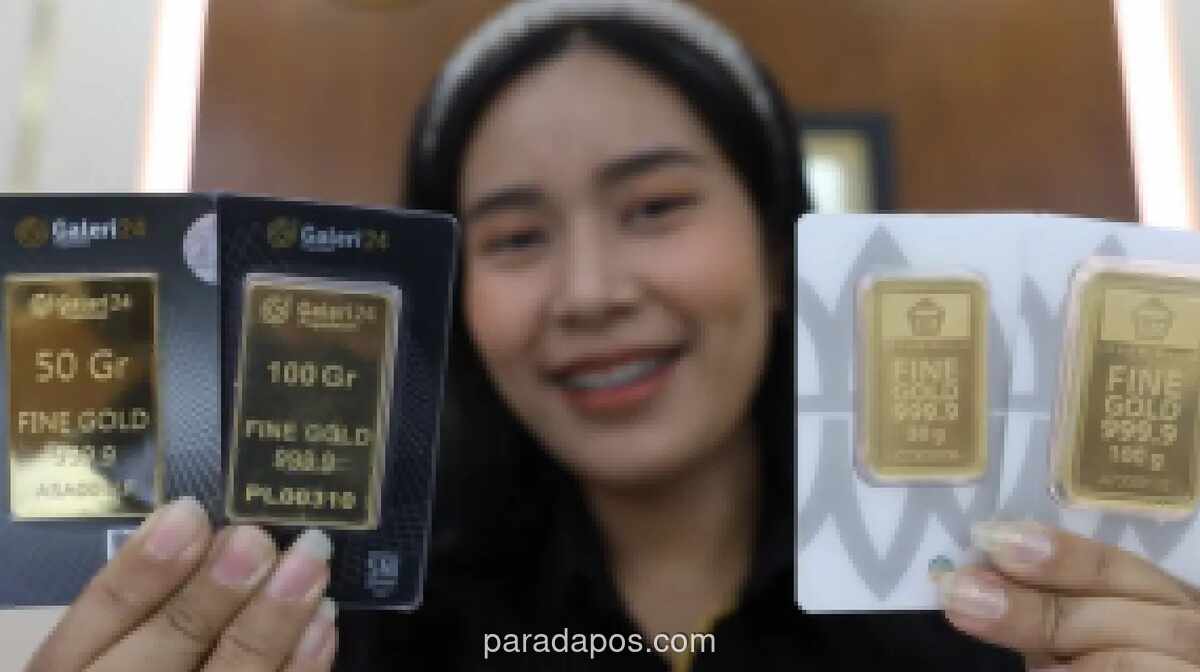 Harga Emas Batangan Pegadaian Naik Puluhan Ribu Rupiah per Gram