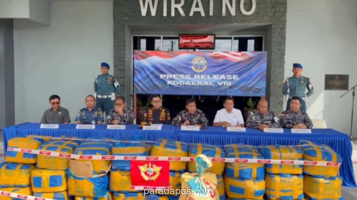 TNI AL Gagalkan Penyelundupan 1,4 Ton Sianida di Kapal Penumpang Sulut