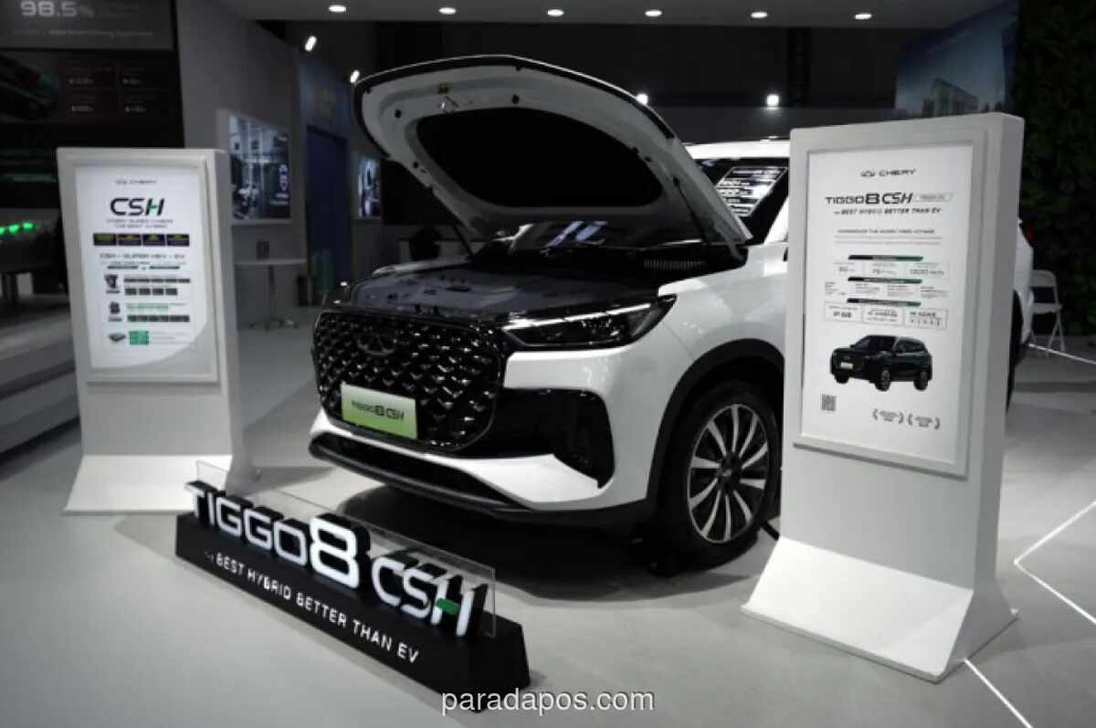 Chery Klaim Teknologi Hibrida Baru Bisa Potong Biaya Bahan Bakar Hingga 50%