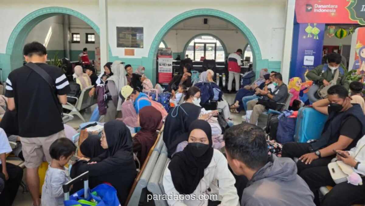 KA Siliwangi Catat Rekor Okupansi 201% di Puncak Arus Mudik Lebaran