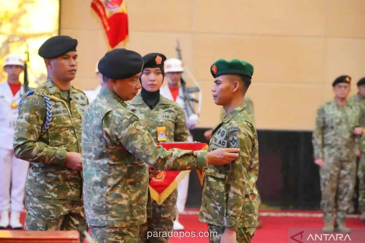 Panglima TNI Anugerahkan Kenaikan Pangkat Luar Biasa untuk Prajurit Juara MHQ Internasional
