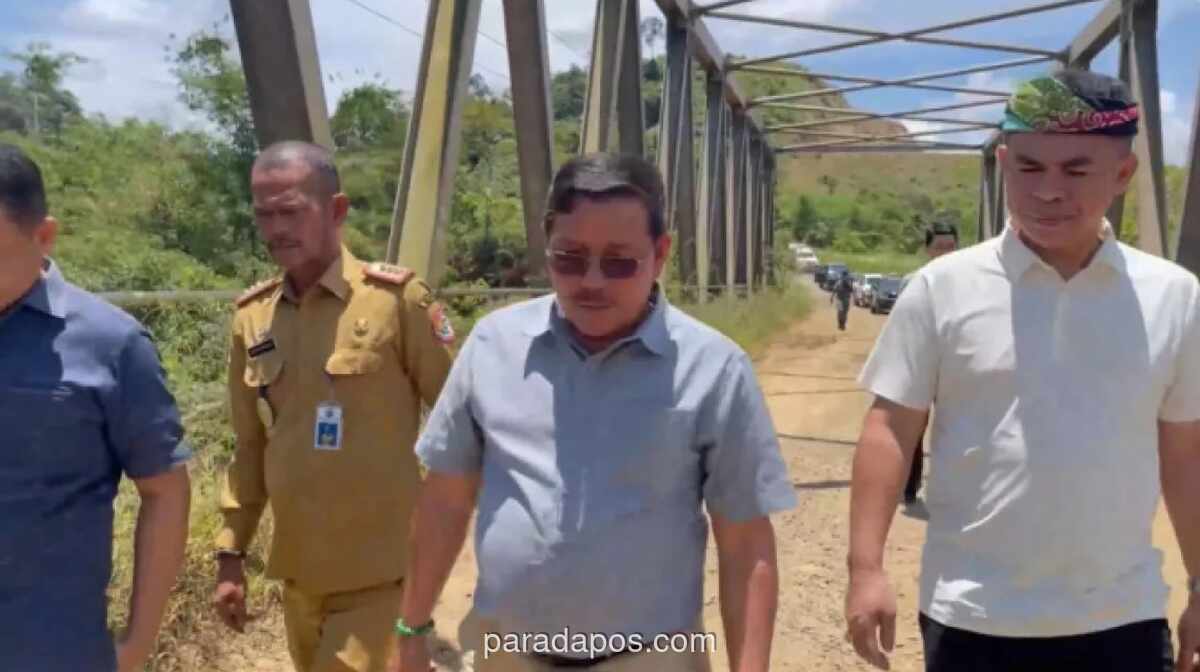 Wagub Kaltara Soroti Kondisi Jembatan Tua dan Fasilitas Kesehatan di Perbatasan Apau Kayan