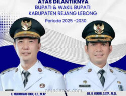 KPK Tangkap Bupati dan Wakil Bupati Rejang Lebong dalam OTT