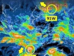 BMKG Waspadai Bibit Siklon Tropis 90S yang Bergerak Mendekati Perairan NTB