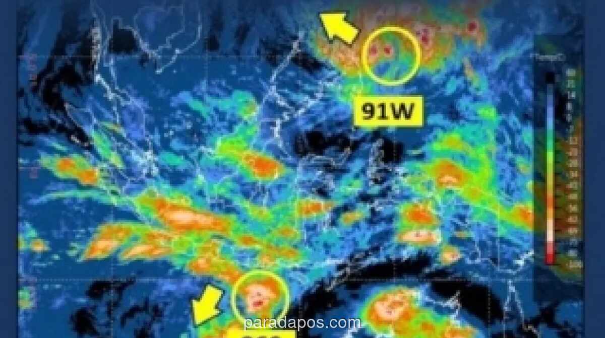 BMKG Waspadai Bibit Siklon Tropis 90S yang Bergerak Mendekati Perairan NTB