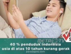Kemenkes Ungkap Lebih dari 40% Penduduk Indonesia Kurang Aktif Fisik