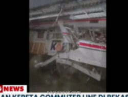 Kecelakaan KRL dan Kereta Argo Bromo di Bekasi, 38 Penumpang Dievakuasi ke Rumah Sakit