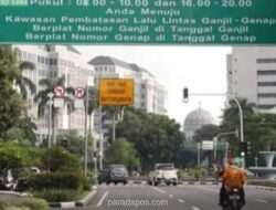 Ganjil Genap Jakarta Kembali Berlaku Hari Ini, Denda Pelanggar Capai Rp500 Ribu