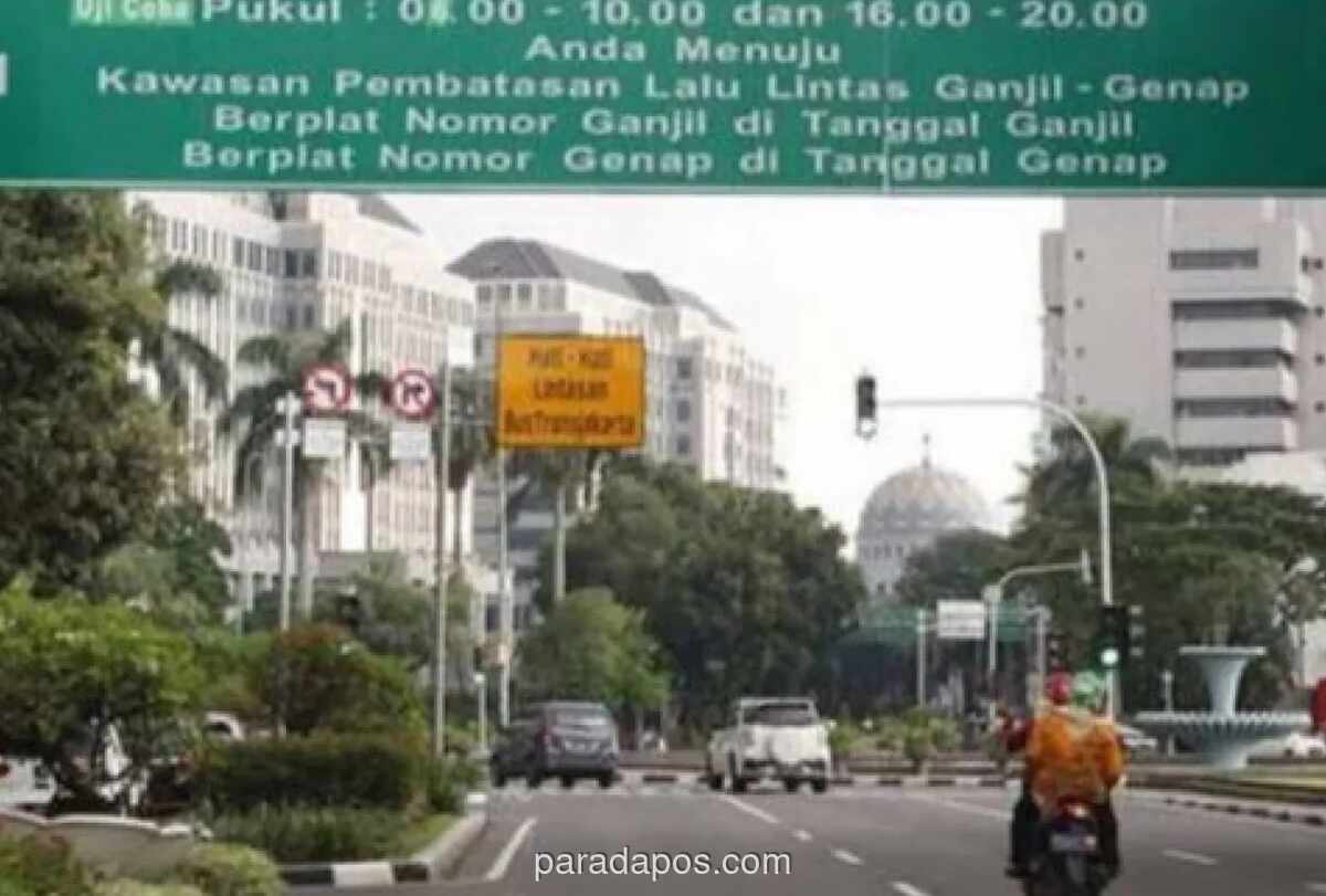 Ganjil Genap Jakarta Kembali Berlaku Hari Ini, Denda Pelanggar Capai Rp500 Ribu
