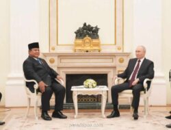 Prabowo dan Putin Sepakati Percepatan Kerja Sama Bilateral di Kremlin