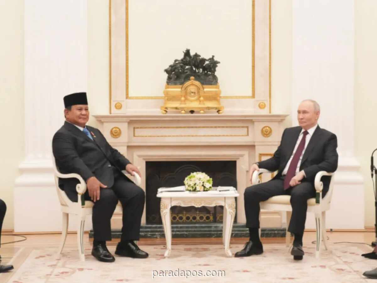 Prabowo dan Putin Sepakati Percepatan Kerja Sama Bilateral di Kremlin