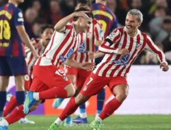Atletico Madrid Hajar Barcelona 2-0, Catalan Terancam Tersingkir di Camp Nou