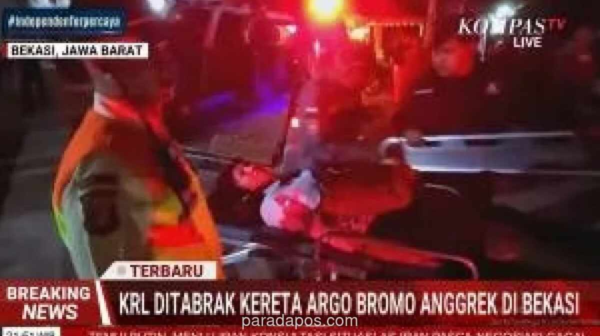 Kecelakaan KA Argo Bromo Anggrek dan KRL di Bekasi Timur, Evakuasi Korban Terjepit Masih Berlangsung