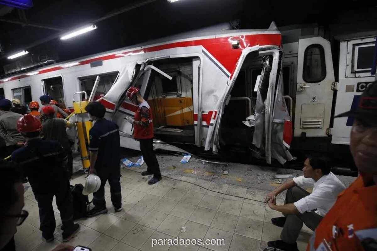 Tabrakan KA Argo Bromo Anggrek dengan KRL di Bekasi Timur, KAI Batalkan Dua Perjalanan Kereta Jarak Jauh