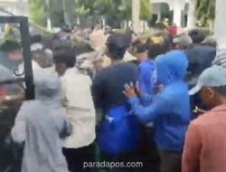 Ratusan Warga Takalar Ricuh di Kantor Bupati, Tolak Proyek Kawasan Industri yang Ancam Petani Rumput Laut