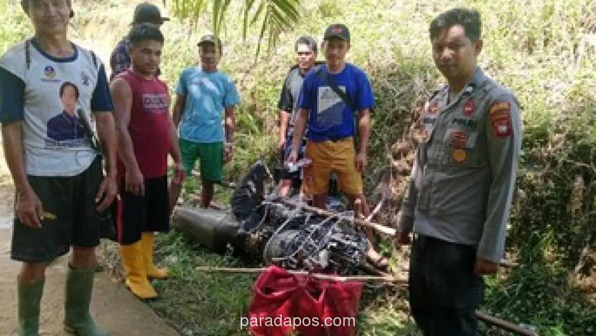 Tim Gabungan Selesaikan Pengamanan Barang Bukti Jatuhnya Helikopter di Sekadau