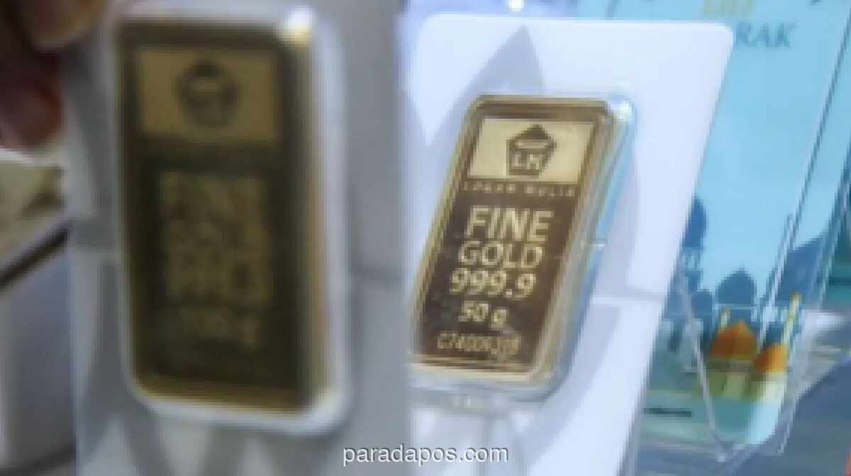 Harga Emas Antam Melonjak Rp75 Ribu per Gram di Tengah Sentimen Safe-Haven