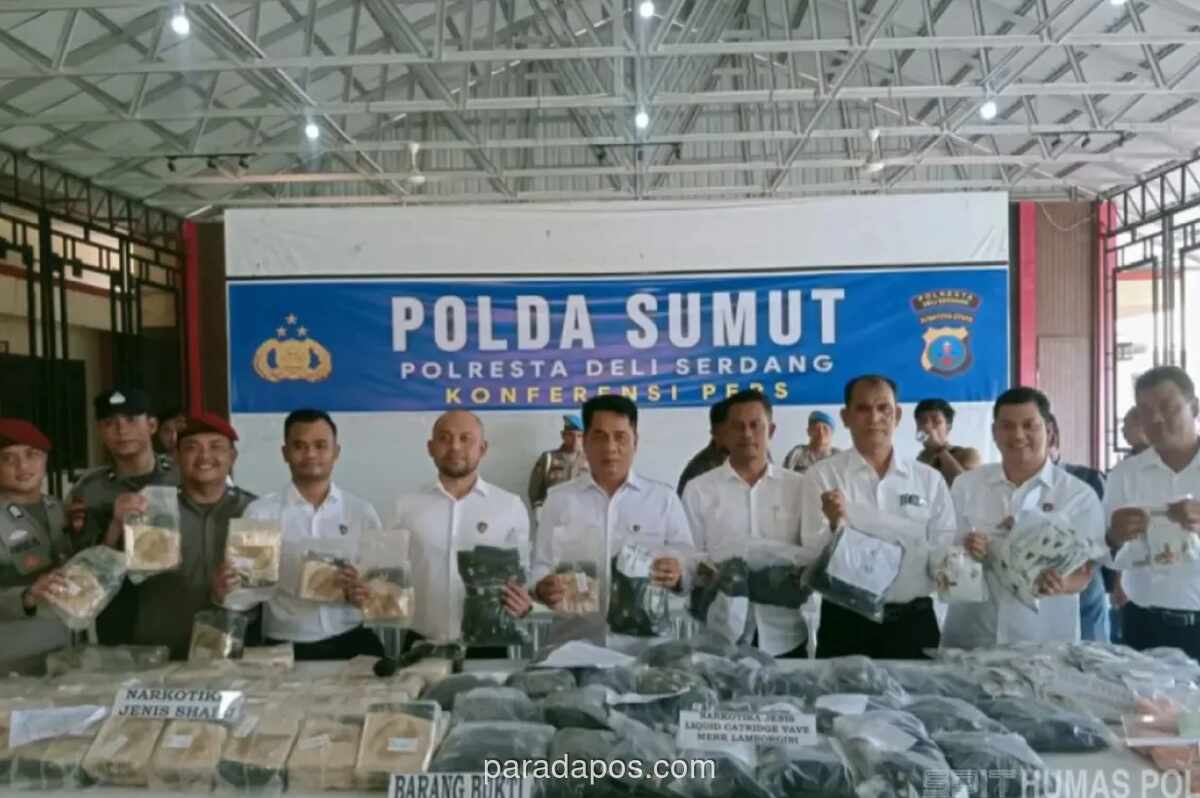 Polisi Gagalkan Penyelundupan Narkoba Rp57,2 Miliar di Tol Lubuk Pakam, Sabu Dikemas Mirip Durian Beku