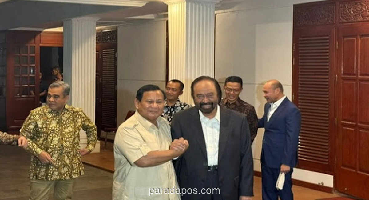 Wacana Merger Gerindra-NasDem Menguat Usai Pertemuan Tertutup Prabowo dan Surya Paloh
