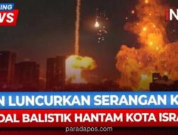 Iran Lancarkan Serangan Rudal ke Israel dan Sasaran AS di Teluk