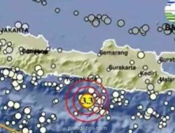 Gempa Magnitudo 3,3 Guncang Bantul DIY, Belum Ada Laporan Kerusakan