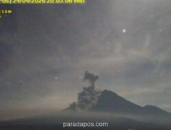 Gunung Semeru Erupsi Jumat Malam, Luncurkan Awan Panas Sejauh 4,5 Kilometer