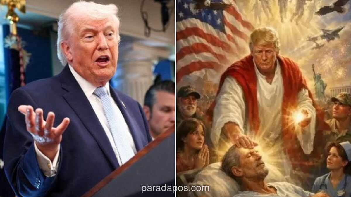 Trump Hapus Unggahan Gambar AI Dirinya Serupa Yesus di Truth Social Usai Kecaman