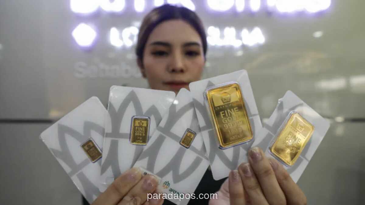 Harga Buyback Emas Antam di Pegadaian Stagnan di Awal Pekan