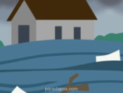 Banjir Rendam 141 Rumah di Lembata NTT, Pagar Kantor Bupati Roboh