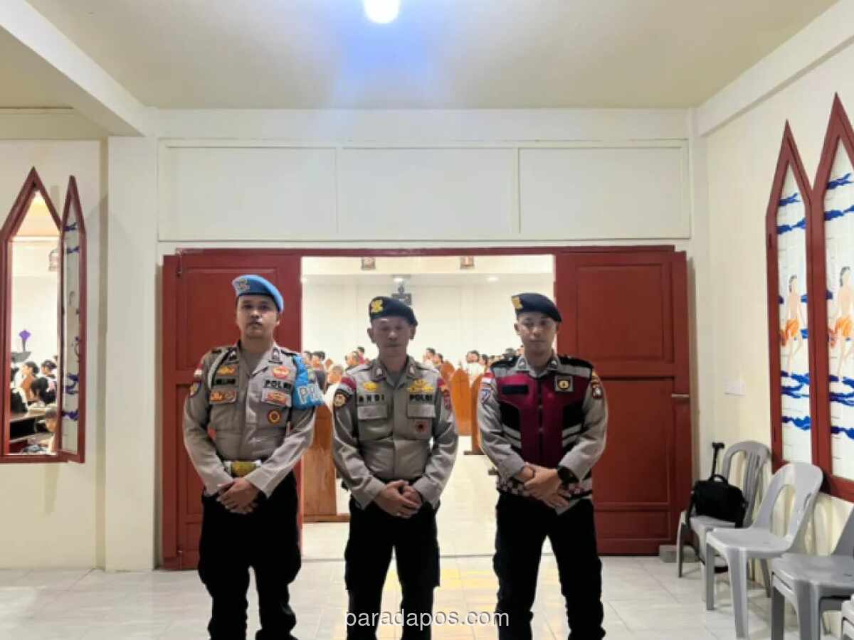 Perayaan Paskah di Anambas Berjalan Aman dan Khidmat Didukung Pengamanan Polisi