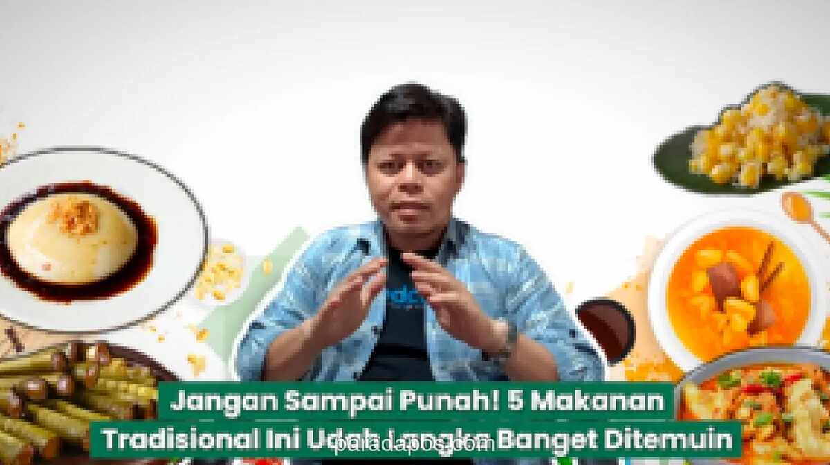 Lima Jajanan Tradisional Nusantara Kian Langka, dari Grontol Hingga Clorot Mulai Tergerus Zaman