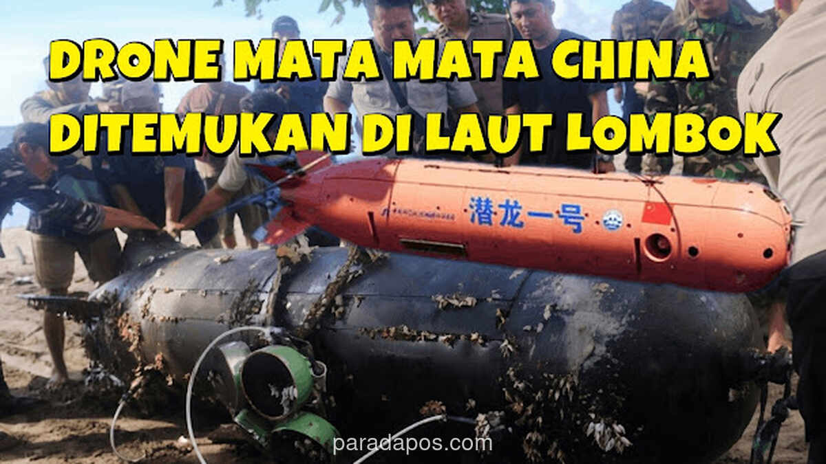 TNI AL Amankan Drone Bawah Laut Diduga Asal Tiongkok di Selat Lombok