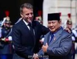 Prabowo dan Macron Bahas Kerja Sama Pertahanan dan Energi di Paris