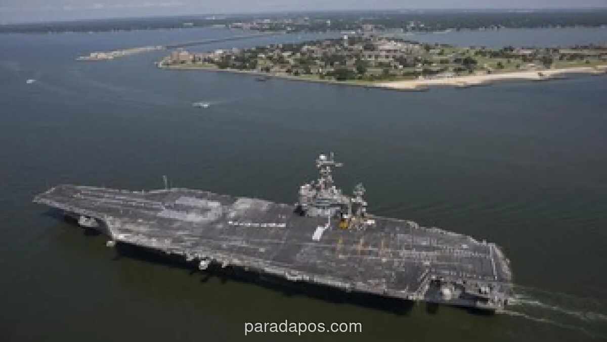 AS Kerahkan Kapal Induk Ketiga ke Timur Tengah, Perkuat Postur Militer di Tengah Ketegangan dengan Iran