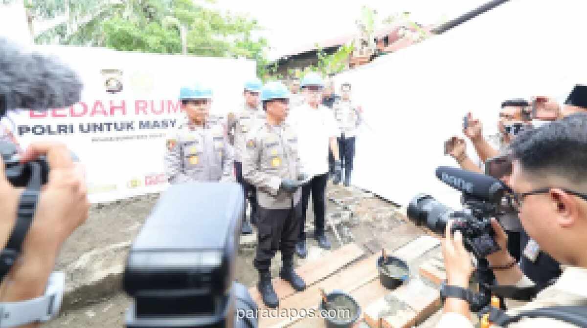 Polda Sumsel Renovasi 40 Rumah Warga Kurang Mampu Sambut Hari Bhayangkara