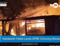 Kebakaran SPBE di Bekasi Hanguskan Fasilitas dan Rembet ke Rumah Warga