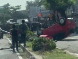 Truk Kontainer Diduga Gagal Rem Tabrak Mobil dan Motor di Ngaliyan, Tiga Orang Luka