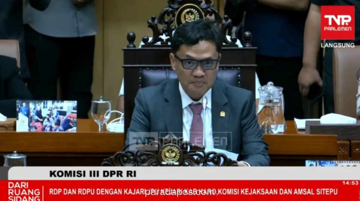 Ketua Komisi III Tegaskan RDPU Kasus Amsal Bukan Intervensi, Sebut Ada Arahan Presiden