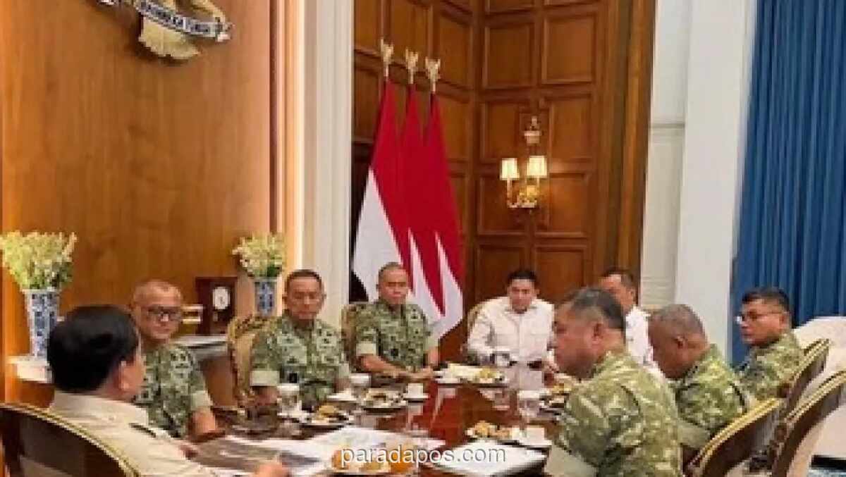 KSAD Laporkan Penyelesaian 300 Jembatan Gantung dan Rehabilitasi Sekolah ke Presiden Prabowo