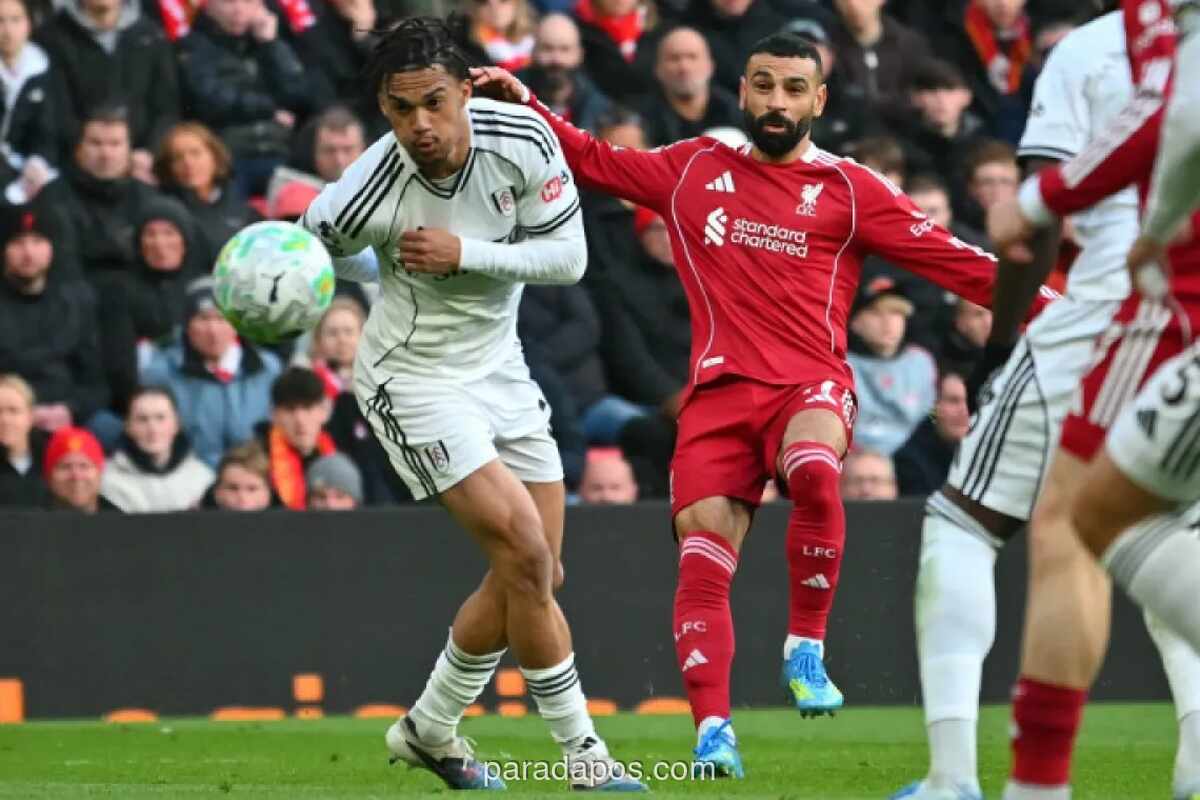 Liverpool Kalahkan Fulham 2-0, Peringkat Kelima Tak Tergoyahkan