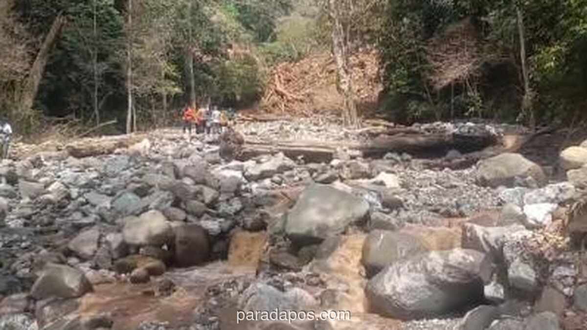Longsor di Tanah Datar Bendung Sungai, Warga Hilir Siaga Banjir Bandang